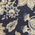 Nantucket floral print fabric navy