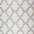 Charming Embroidered Fretwork Fabric white and neutral