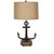 Anchors Away! Lamp with antique linen shade