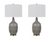 Dwyer grey lamps set of 2