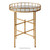 Paget Gold cross bar round table