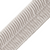 Cassandra pleated velvet border tape, bone white