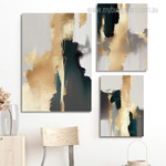 Colorific Blemishes Modern Cheap Wrapped Rolled 3 Multi Panel Wall Art Photograph Abstract Canvas Print for Room Disposition