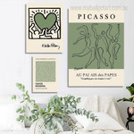 Everything You Can Imagine Spots Abstract 3 Piece Typography Set Scandinavian Rolled Painting Photograph Print on Canvas Home Wall Ornament