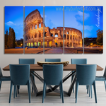 The Colosseum In Rome Italy Cityscape Modern Framed Painting Photograph 5 Piece Canvas Wall Art Set Australia For Dining Room The Colosseum In Rome Italy Cityscape Modern Framed Painting Photograph 5 Piece Canvas Wall Art Set Australia For Dining Room