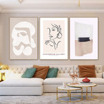 Zigzag Spots Abstract Figure Scandinavian Stretched 3 Piece Wall Art Painting Photo Canvas Prints For Room Disposition Zigzag Spots Abstract Figure Scandinavian Stretched 3 Piece Wall Art Painting Photo Canvas Prints For Room Disposition