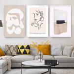 Zigzag Spots Abstract Figure Scandinavian Stretched 3 Piece Canvas Painting Image Prints For Room Assortment Zigzag Spots Abstract Figure Scandinavian Stretched 3 Piece Canvas Painting Image Prints For Room Assortment