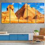 Great Sphinx With Pyramids Of Giza Architecture Modern Framed Painting Photo 5 Piece Canvas Wall Art Set Australia For Drawing Room Great Sphinx With Pyramids Of Giza Architecture Modern Framed Painting Photo 5 Piece Canvas Wall Art Set Australia For Drawing Room