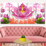 Lotus Flower With Candle Floral Modern Framed Painting Pictures 5 Piece Canvas Wall Art Set Australia For Living Room Ideas Lotus Flower With Candle Floral Modern Framed Painting Pictures 5 Piece Canvas Wall Art Set Australia For Living Room Ideas