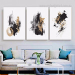 Tarnishes Abstract Modern Artwork Image 3 Piece Multi Panel Canvas Wall Art Prints For Room Trimming Tarnishes Abstract Modern Artwork Image 3 Piece Multi Panel Canvas Wall Art Prints For Room Trimming