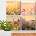 White Flower Field Floral Modern Framed Wall Art Image 4 Piece Framed Wall Art Prints For Living Room White Flower Field Floral Modern Framed Wall Art Image 4 Piece Framed Wall Art Prints For Living Room