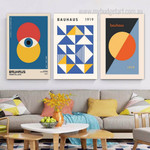 Geometric Design Abstract Modern Stretched Framed Artwork Image 3 Piece Canvas Wall Art Set Prints For Room Decor Geometric Design Abstract Modern Stretched Framed Artwork Image 3 Piece Canvas Wall Art Set Prints For Room Decor
