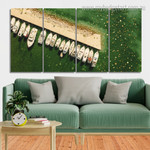 Aerial View Of Sailing Boats Croatia Landscape Modern Stretched Painting Photograph 4 Piece Wall Art Framed Canvas Prints Set For Room Decor Aerial View Of Sailing Boats Croatia Landscape Modern Stretched Painting Photograph 4 Piece Wall Art Framed Canvas Prints Set For Room Decor