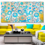 Golden Paint Splatter Abstract Modern Stretched Painting Image 4 Piece Wall Art Framed Canvas Prints Set For Living Room Golden Paint Splatter Abstract Modern Stretched Painting Image 4 Piece Wall Art Framed Canvas Prints Set For Living Room