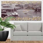 Australian City View Cityscape Modern Framed Painting Image 4 Piece Framed Wall Art Canvas Prints Set For Room Decor Australian City View Cityscape Modern Framed Painting Image 4 Piece Framed Wall Art Canvas Prints Set For Room Decor