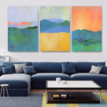 Abstract Watercolor Landscape Nordic Artwork 3 Piece Canvas Prints for Room Wall Ornament Abstract Watercolor Landscape Nordic Artwork 3 Piece Canvas Prints for Room Wall Ornament