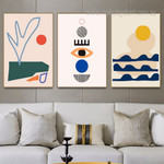 Abstract Sun Art Minimalist Artwork 3 Piece Canvas Prints for Room Wall Ornament Abstract Sun Art Minimalist Artwork 3 Piece Canvas Prints for Room Wall Ornament