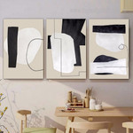 Creative Lines Modern Abstract Contemporary Framed Stretched Artwork 3 Piece Wall Art for Room Wall Adornment Creative Lines Modern Abstract Contemporary Framed Stretched Artwork 3 Piece Wall Art for Room Wall Adornment