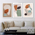 Geometric Abstract Art Minimalist Modern Framed Stretched Artwork 3 Piece Wall Art for Room Wall Decoration Geometric Abstract Art Minimalist Modern Framed Stretched Artwork 3 Piece Wall Art for Room Wall Decoration