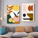 Shapescape Abstract Scandinavian Stretched Framed Artwork 2 Panel Canvas Prints for Room Wall Decoration Shapescape Abstract Scandinavian Stretched Framed Artwork 2 Panel Canvas Prints for Room Wall Decoration