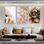 Daffodil Petals Floral Abstract Scandinavian 3 Piece Set Canvas Print Photograph for Room Wall Art Outfit Daffodil Petals Floral Abstract Scandinavian 3 Piece Set Canvas Print Photograph for Room Wall Art Outfit