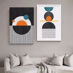 Geometry Art Modern Abstract Stretched Framed Artwork 2 Piece Sets for Room Wall Spruce Geometry Art Modern Abstract Stretched Framed Artwork 2 Piece Sets for Room Wall Spruce