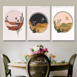 Night Firmament Clouds Abstract Landscape Pattern Scandinavian Art Picture 3 Piece Set Canvas Print for Room Wall Illumination Night Firmament Clouds Abstract Landscape Pattern Scandinavian Art Picture 3 Piece Set Canvas Print for Room Wall Illumination