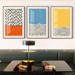 Abstract Geometric Design Modern Stretched Framed Artwork 3 Piece Canvas Art or Room Wall Adorn Abstract Geometric Design Modern Stretched Framed Artwork 3 Piece Canvas Art or Room Wall Adorn