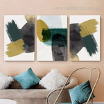 Mackle Brush Effect Modern Photograph Abstract Minimalist 3 Piece Set Canvas Print for Room Wall Art Embellishment Mackle Brush Effect Modern Photograph Abstract Minimalist 3 Piece Set Canvas Print for Room Wall Art Embellishment