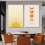 Sol Radiant Minimalist 2 Multi Panel Wall Hanging Set Artwork Image Naturescape Modern Canvas Print Sets for Room Outfit Sol Radiant Minimalist 2 Multi Panel Wall Hanging Set Artwork Image Naturescape Modern Canvas Print Sets for Room Outfit