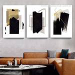 Verse Speckles Rectangles Modern Geometric 3 Multi Panel Wall Hanging Set Art Image Minimalist Canvas Print for Room Flourish Verse Speckles Rectangles Modern Geometric 3 Multi Panel Wall Hanging Set Art Image Minimalist Canvas Print for Room Flourish