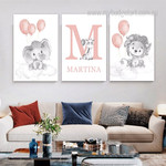 Wild King Fly Balloons Elephant Abstract Modern 3 Multi Panel Minimalist Painting Set Photograph Custom Canvas Print for Room Wall Getup Wild King Fly Balloons Elephant Abstract Modern 3 Multi Panel Minimalist Painting Set Photograph Custom Canvas Print for Room Wall Getup