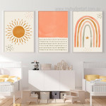 Triangles Star Dots Scandinavian Photograph Geometric 3 Panel Set Kids Nursery Canvas Print for Room Wall Artwork Equipment Triangles Star Dots Scandinavian Photograph Geometric 3 Panel Set Kids Nursery Canvas Print for Room Wall Artwork Equipment