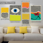 Evil Eye Geometric Modern Abstract Canvas Framed Artwork Image 5 Piece Canvas Print for Home Décor Evil Eye Geometric Modern Abstract Canvas Framed Artwork Image 5 Piece Canvas Print for Home Décor
