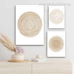 Beige Circle Geometric Abstract Boho Minimalist Stretched Artwork Picture 3 Piece Canvas Wall Art for Room Decor Beige Circle Geometric Abstract Boho Minimalist Stretched Artwork Picture 3 Piece Canvas Wall Art for Room Decor