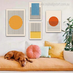 Orbs Rectangle Lineaments Circles Geometric Rolled Photograph 4 Piece Set Modern Canvas Print for Room Wall Artwork Outfit Orbs Rectangle Lineaments Circles Geometric Rolled Photograph 4 Piece Set Modern Canvas Print for Room Wall Artwork Outfit