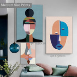 Face Kiss Abstract Contemporary Artwork Image 3 Piece Wall Art for Room Wall Ornament Face Kiss Abstract Contemporary Artwork Image 3 Piece Wall Art for Room Wall Ornament