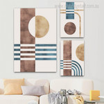 Curved Streaks Geometric Abstract Boho Minimalist Modern Artwork Photo 3 Panel Canvas Set for Room Wall Garniture Curved Streaks Geometric Abstract Boho Minimalist Modern Artwork Photo 3 Panel Canvas Set for Room Wall Garniture