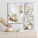 White Flowers Floral Abstract Modern Artwork Picture 5 Piece Canvas Art for Room Wall Decoration White Flowers Floral Abstract Modern Artwork Picture 5 Piece Canvas Art for Room Wall Decoration