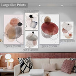 Chromatic Taints Abstract Watercolor Modern Artwork Image 5 Piece Wall Art for Room Wall Adornment Chromatic Taints Abstract Watercolor Modern Artwork Image 5 Piece Wall Art for Room Wall Adornment