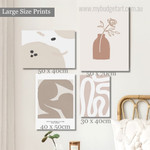 Flower in Vase Boho Minimalist Abstract Modern Still Life Artwork Photo 4 Panel Canvas Set for Room Wall Onlay Flower in Vase Boho Minimalist Abstract Modern Still Life Artwork Photo 4 Panel Canvas Set for Room Wall Onlay