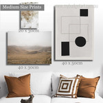 Black Shapes Abstract Landscape Modern Artwork Picture 3 Piece Canvas Art for Room Wall Garnish Black Shapes Abstract Landscape Modern Artwork Picture 3 Piece Canvas Art for Room Wall Garnish