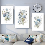Blossom Leafage Leaves Watercolor Floral Photograph 3 Piece Set Stretched Artwork Canvas Print for Room Wall Garnish Blossom Leafage Leaves Watercolor Floral Photograph 3 Piece Set Stretched Artwork Canvas Print for Room Wall Garnish