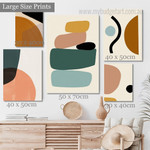 Quarter And Half Scansion Spots Abstract Minimalist 5 Panel Set Painting Photograph Modern Rolled Canvas Print Home Wall Drape Quarter And Half Scansion Spots Abstract Minimalist 5 Panel Set Painting Photograph Modern Rolled Canvas Print Home Wall Drape