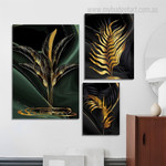 Golden Leafage Leaves Botanical Cheap Wrapped Rolled 3 Multi Panel Wall Art Photograph Modern Canvas Print for Room Tracery Golden Leafage Leaves Botanical Cheap Wrapped Rolled 3 Multi Panel Wall Art Photograph Modern Canvas Print for Room Tracery