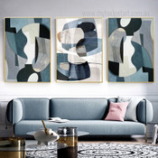 Wandering Abstract Modern Stretched Framed Painting Image 3 Piece Canvas Prints For Room Tracery