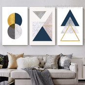 Calico Spheres Line Geometric Buy 3 Multi Panel Wall Artwork Photograph Abstract Modern Canvas Print for Room Equipment