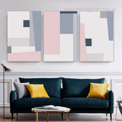 Vertical Verse Modern Geometric Buy 3 Multi Panel Wall Artwork Photograph Abstract Canvas Print for Room Equipment