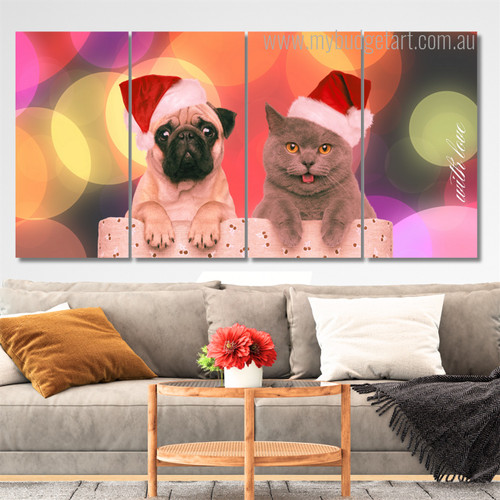 Buy Online Trendy 5 Best 4 Piece Framed Canvas Wall Art Prints Set in Australia for Modern Homes