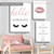 Hello Gorgeous Fashion Typography Artwork Photo 3 Panel Canvas Set for Room Wall Decoration